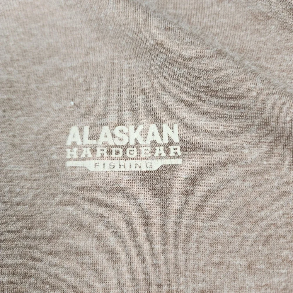 Alaskan Hardgear‎ Pullover Mens 3XL Brown 1/4 Zip Fishing Mesh Lined Outdoor